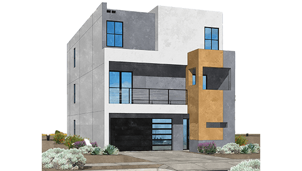The-Whitney-back-balcony-La-Mirada-New-Homes-Albuquerque-NE-Heights